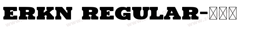 ERKN Regular字体转换